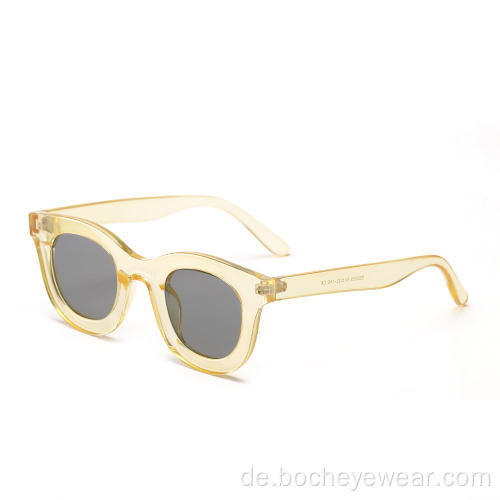 Quadratische Sonnenbrille Luxusmarke Reise Kleine Rechteckige Sonnenbrille